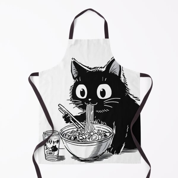 Item preview, The Classic Ramen Feline designed and sold by Retro Type.