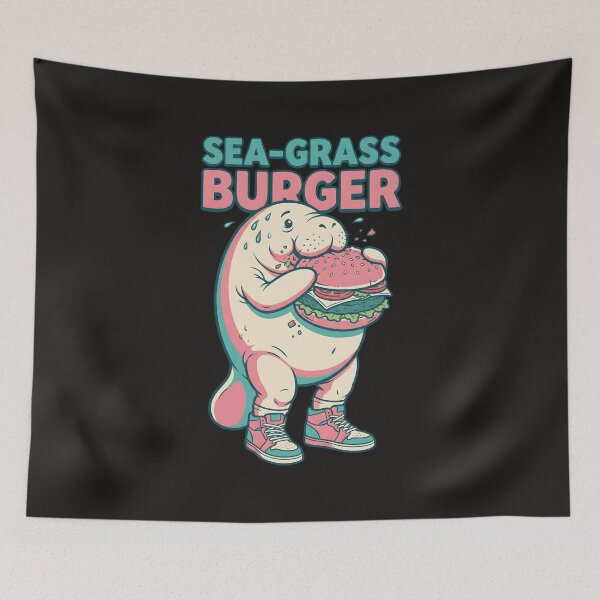 Item preview, Sea-Grass Snacker: The Manatee Munch designed and sold by AwesomeBeyondLimits.