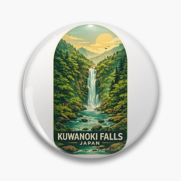 Item preview, Kuwanoki Falls Wakayama Prefecture Kumano Region Japan designed and sold by Places On Earth.