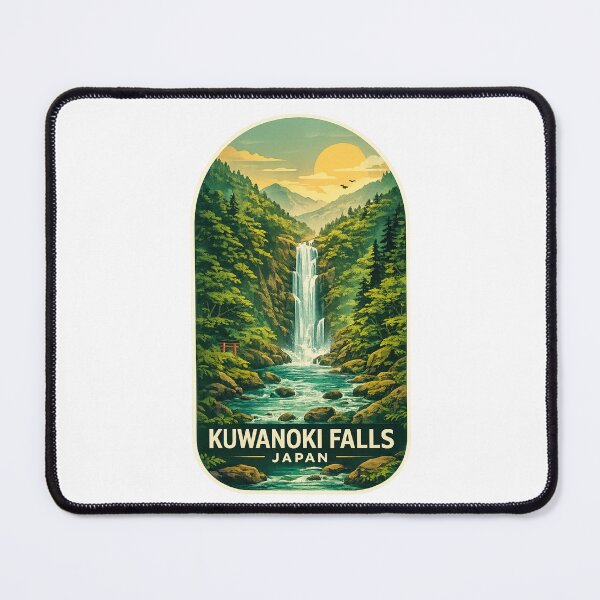 Item preview, Kuwanoki Falls Wakayama Prefecture Kumano Region Japan designed and sold by Places On Earth.