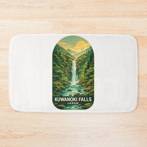 Item preview, Kuwanoki Falls Wakayama Prefecture Kumano Region Japan designed and sold by Places On Earth.