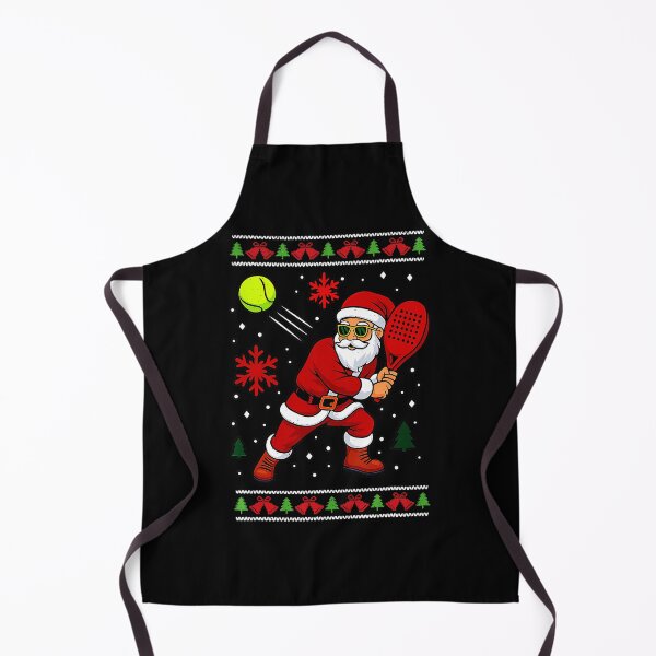 Item preview, Santa Playing Padel Christmas Sports Humor Holiday designed and sold by WayTBeenkenArt.