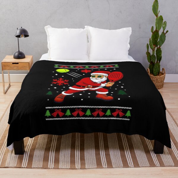 Item preview, Santa Playing Padel Christmas Sports Humor Holiday  designed and sold by WayTBeenkenArt.