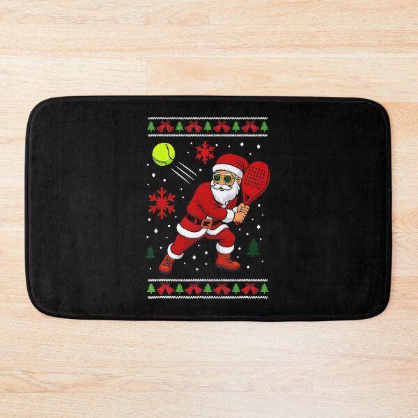 Item preview, Santa Playing Padel Christmas Sports Humor Holiday  designed and sold by WayTBeenkenArt.