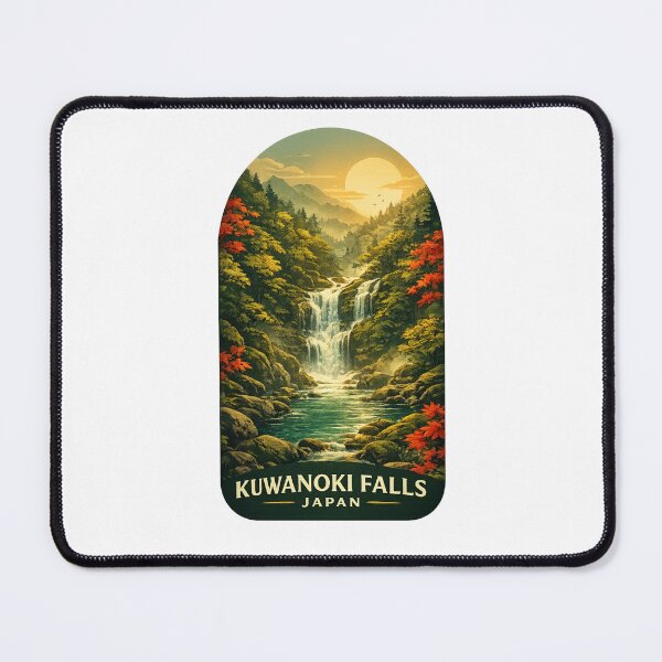 Item preview, Kuwanoki Falls Kumano Kodo Wakayama Kii Peninsula Japan designed and sold by Places On Earth.