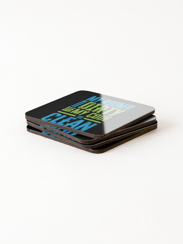 Thumbnail 4 of 5, Coasters (Set of 4), Funny Software Engineer - Programming Programmer Coding Code designed and sold by farhanhafeez.