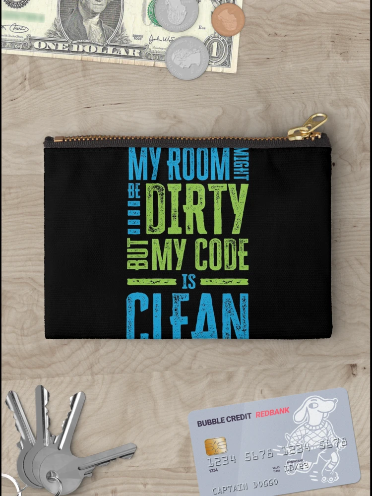 Thumbnail 3 of 4, Zipper Pouch, Funny Software Engineer - Programming Programmer Coding Code designed and sold by farhanhafeez.
