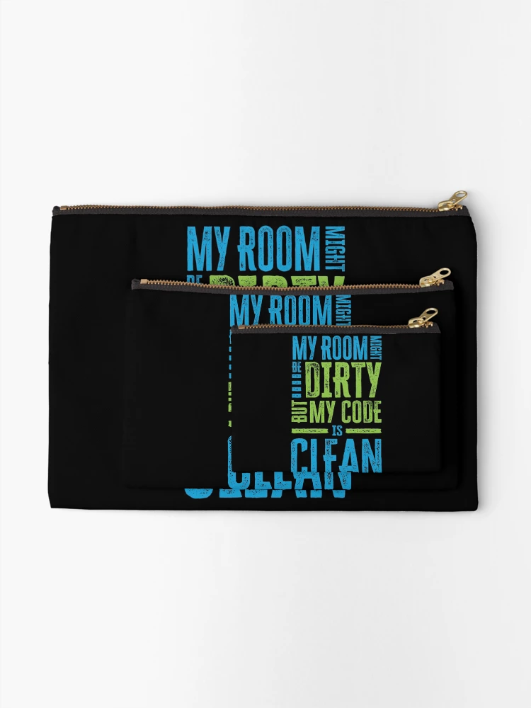 Thumbnail 2 of 4, Zipper Pouch, Funny Software Engineer - Programming Programmer Coding Code designed and sold by farhanhafeez.