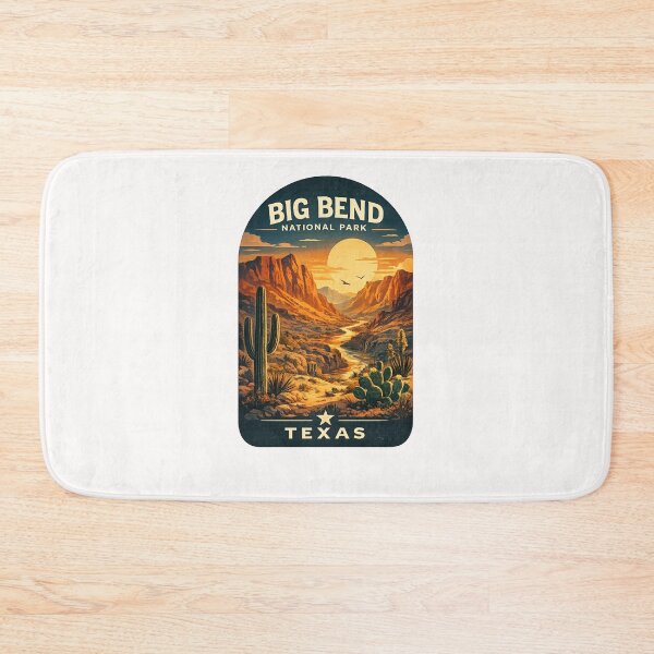 Item preview, Big Bend National Park Chisos Mountains Rio Grande Texas designed and sold by Places On Earth.