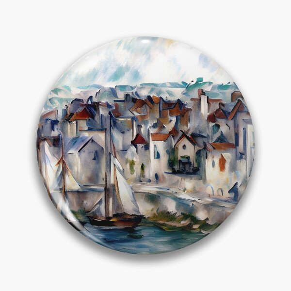 Item preview, Boats in the Port of Honfleur designed and sold by artdesignsnow.