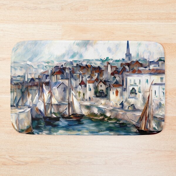 Item preview, Boats in the Port of Honfleur designed and sold by artdesignsnow.