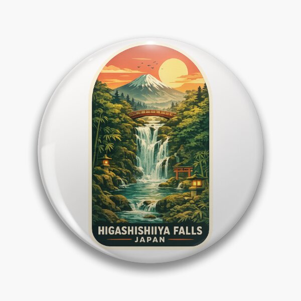 Item preview, Higashishiiya Falls Oita Prefecture Kyushu Japan designed and sold by Places On Earth.
