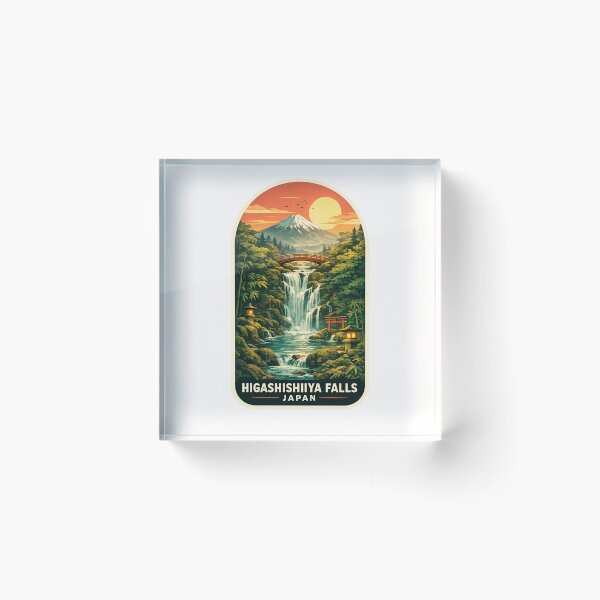 Item preview, Higashishiiya Falls Oita Prefecture Kyushu Japan designed and sold by Places On Earth.