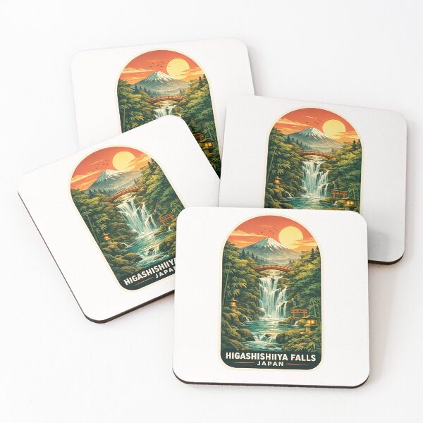 Item preview, Higashishiiya Falls Oita Prefecture Kyushu Japan designed and sold by Places On Earth.