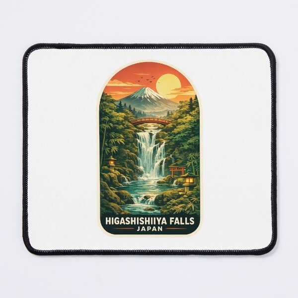 Item preview, Higashishiiya Falls Oita Prefecture Kyushu Japan designed and sold by Places On Earth.