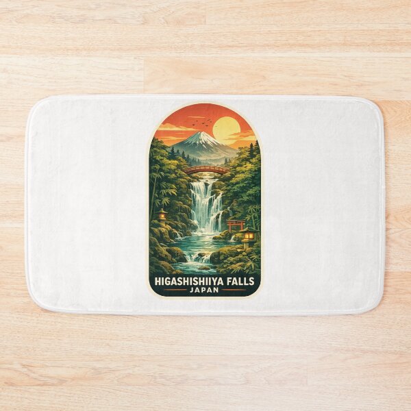 Item preview, Higashishiiya Falls Oita Prefecture Kyushu Japan designed and sold by Places On Earth.