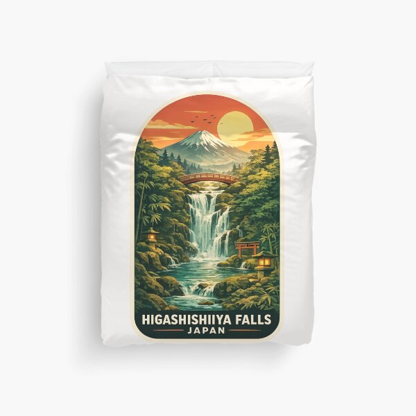 Item preview, Higashishiiya Falls Oita Prefecture Kyushu Japan designed and sold by Places On Earth.