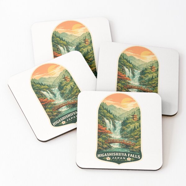 Item preview, Higashishiiya Falls Usa Oita Kyushu Mountain Valley Japan designed and sold by Places On Earth.