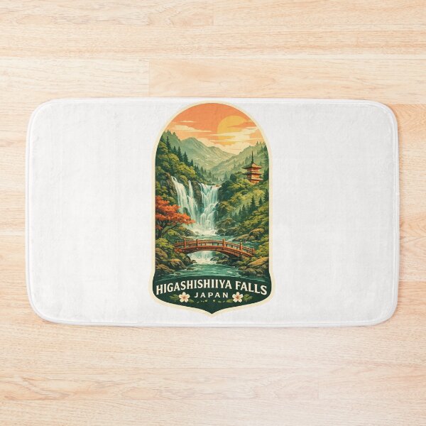 Item preview, Higashishiiya Falls Usa Oita Kyushu Mountain Valley Japan designed and sold by Places On Earth.