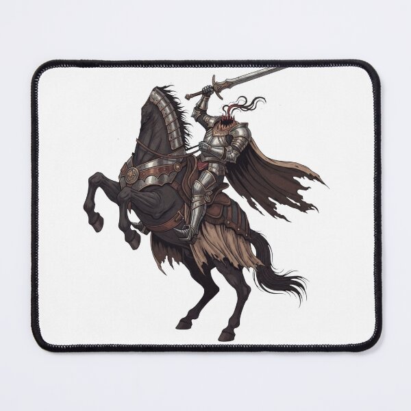 Item preview,  Headless Dark Fantasy Knight on Warhorse – Gothic Medieval Sword Rider designed and sold by Dzblack.