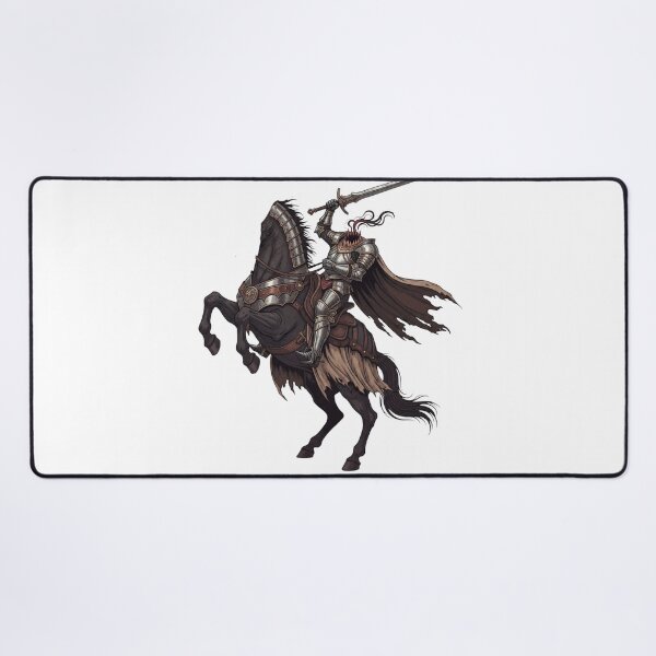 Item preview,  Headless Dark Fantasy Knight on Warhorse – Gothic Medieval Sword Rider designed and sold by Dzblack.