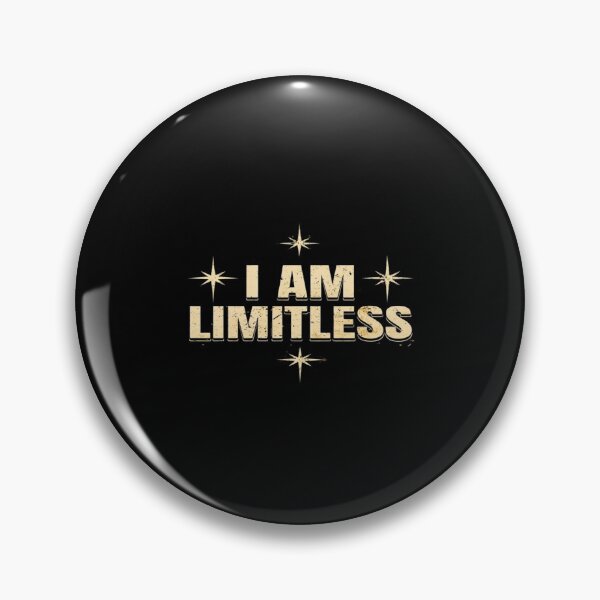 Item preview, I Am Limitless Motivational Quote • Cosmic Empowerment Typography • Mindset Growth Inspiration Art designed and sold by Bright Nest Studio.
