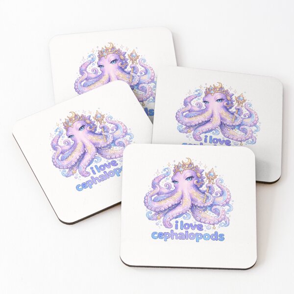 Item preview, I Love Cephalopods Purple Octopus Marine Biology Quote designed and sold by Places On Earth.