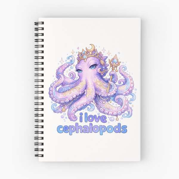 Item preview, I Love Cephalopods Purple Octopus Marine Biology Quote designed and sold by Places On Earth.