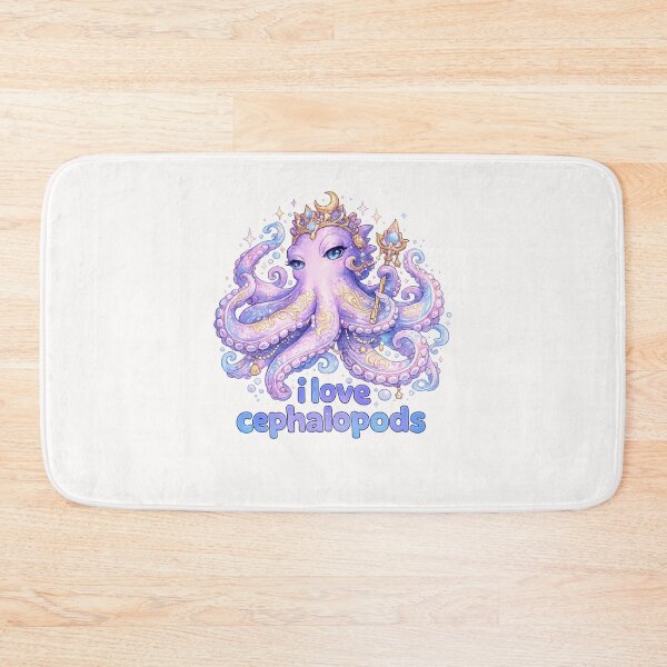Item preview, I Love Cephalopods Purple Octopus Marine Biology Quote designed and sold by Places On Earth.