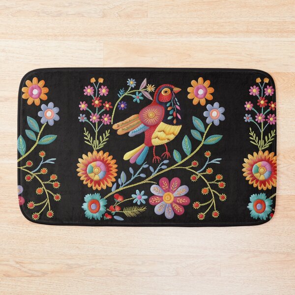 Item preview, Mexican Embroidery Pattern Art Birds Flowers designed and sold by xiao xuans.