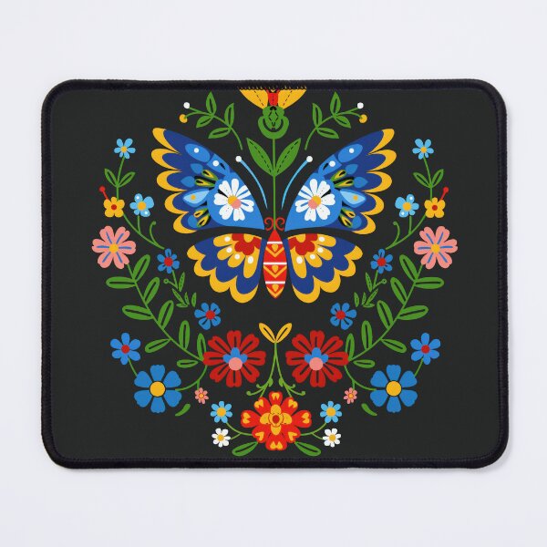 Item preview, Hungarian Folk Flowers With Butterfly Design designed and sold by xiao xuans.