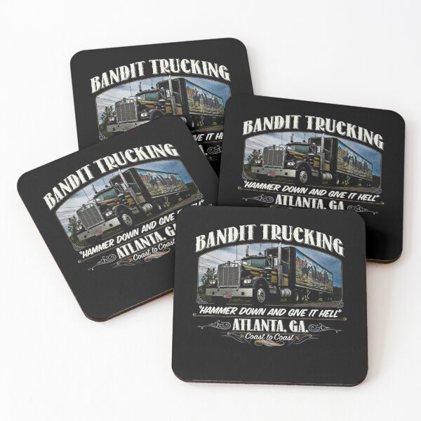 Item preview, Bandit Trucking Hammer Down And Give It Hell Atlanta Coast To Coast designed and sold by MWFASHION.