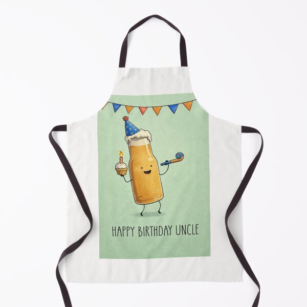 Item preview, Happy Birthday Uncle Funny Beer Bottle Party designed and sold by Places On Earth.