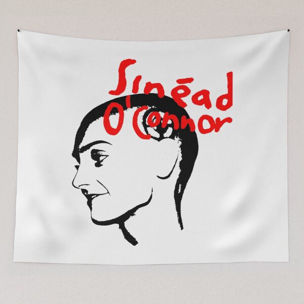 Item preview, Sinead O'connor Red Typography Woman Pop Rock Singer designed and sold by creativefactory.