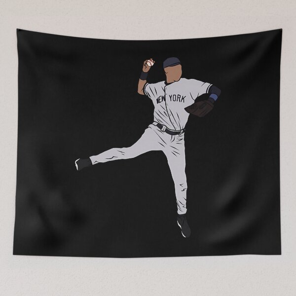 Item preview, Derek Jeter Jump Throw T-Shirt designed and sold by FloyGrady.