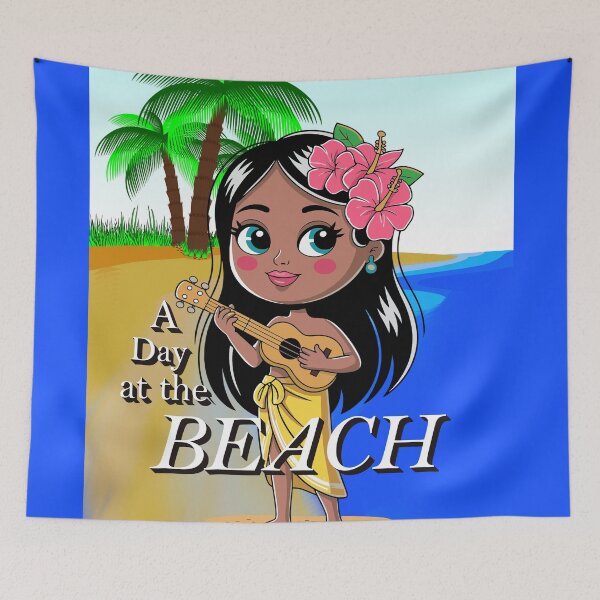 Item preview, Day at the Beach – Sunny Coastal Vibes & Summer Escape Aesthetic designed and sold by ArtsyExplorer.