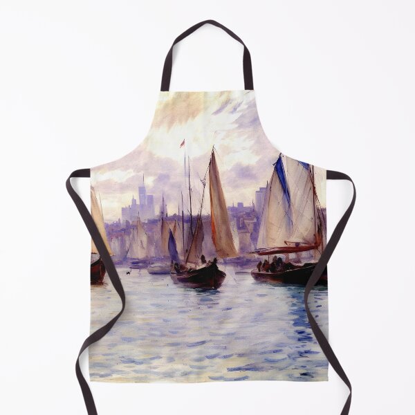 Item preview, Boats in the Port of Le Havre, 1883 designed and sold by artdesignsnow.