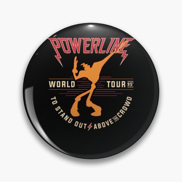 Item preview, Hard Rock Powerline World Tour To Stand Out Above Crowd designed and sold by MWFASHION.