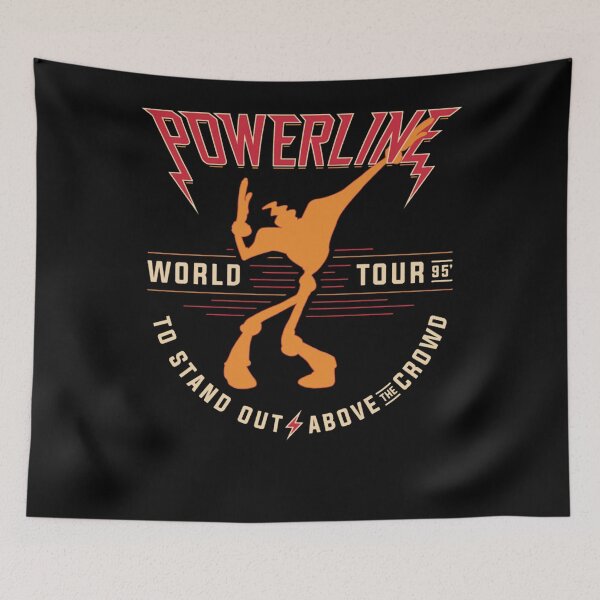 Item preview, Hard Rock Powerline World Tour To Stand Out Above Crowd designed and sold by MWFASHION.