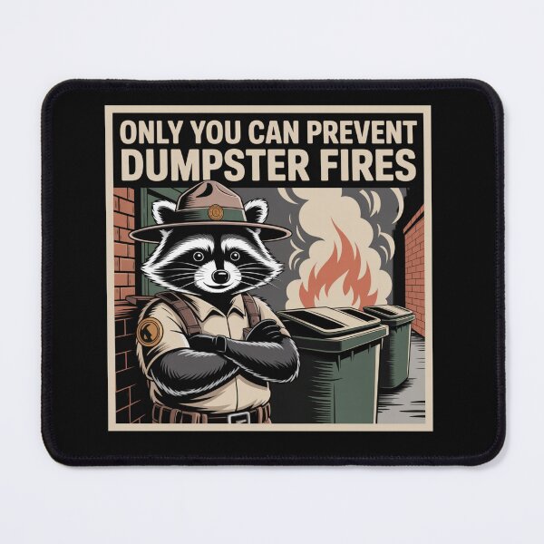 Item preview, Only You Can Prevent Dumpster Fires designed and sold by Chris-graphics-art.