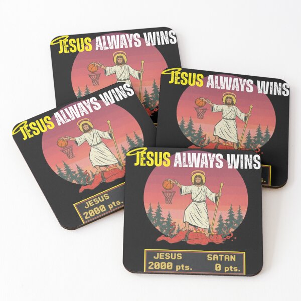 Item preview, Jesus always wins | Basketball designed and sold by UnboundFull.