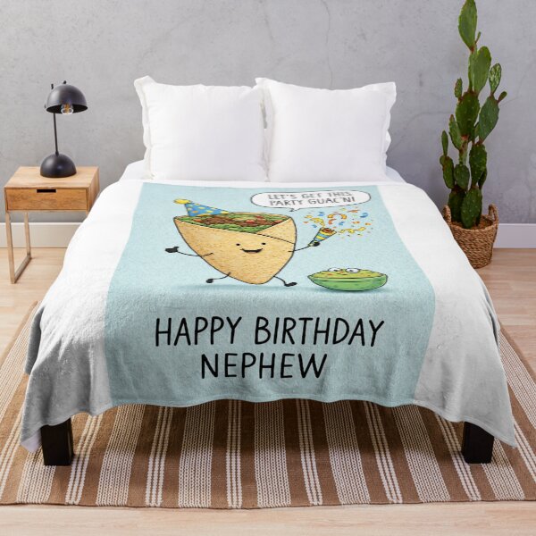 Item preview, Happy Birthday Nephew Funny Burrito Guac Party designed and sold by Aryabek.