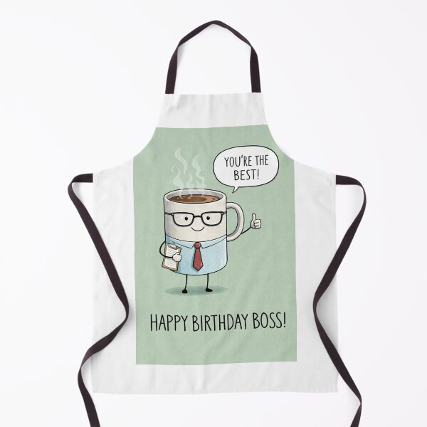 Item preview, Happy Birthday Boss Coffee Mug Office Humor designed and sold by Aryabek.