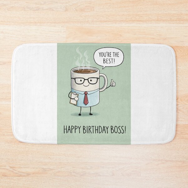 Item preview, Happy Birthday Boss Coffee Mug Office Humor designed and sold by Aryabek.