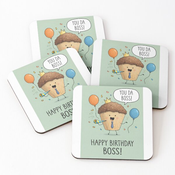 Item preview, You Da Boss Happy Birthday Boss Cupcake Crown designed and sold by Aryabek.
