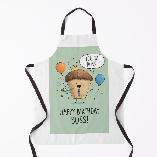 Item preview, You Da Boss Happy Birthday Boss Cupcake Crown designed and sold by Aryabek.
