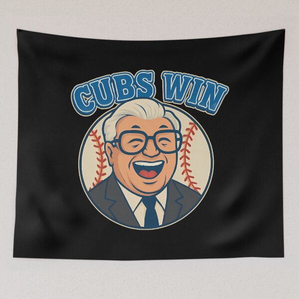 Item preview, Cubs Win Vintage Baseball Fan Art T-Shirt designed and sold by PhyllisShields.