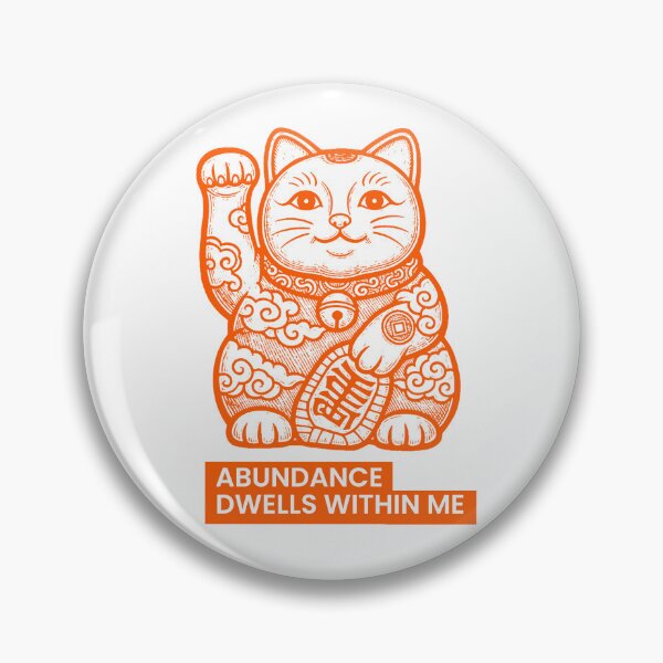 Item preview, Lucky Cat Maneki Neko – Abundance Dwells Within Me Manifestation Design designed and sold by PhokaPhokich.