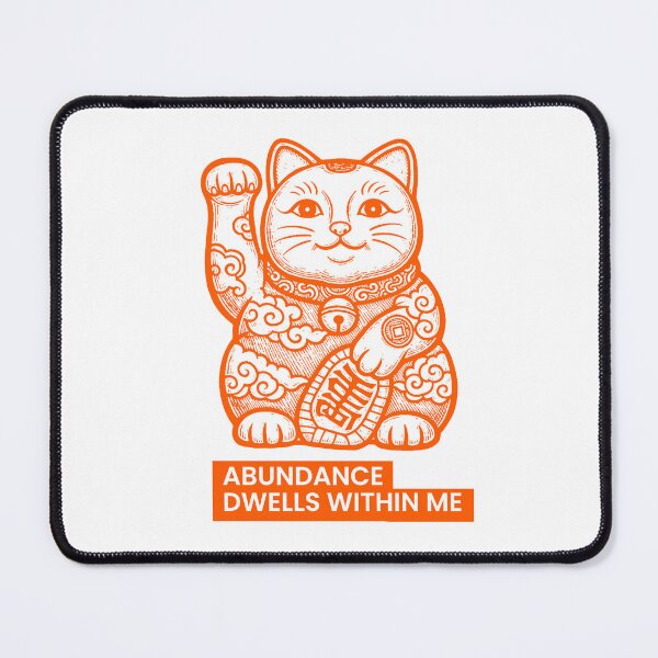 Item preview, Lucky Cat Maneki Neko – Abundance Dwells Within Me Manifestation Design designed and sold by PhokaPhokich.