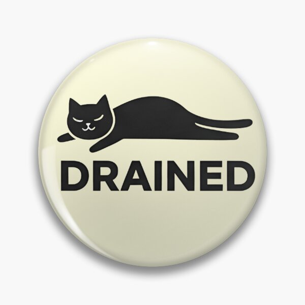 Item preview, Emotionally Exhausted Cat Sticker | Funny Mental Health Funny Introvert Cat Shirt  designed and sold by ZyxDes.